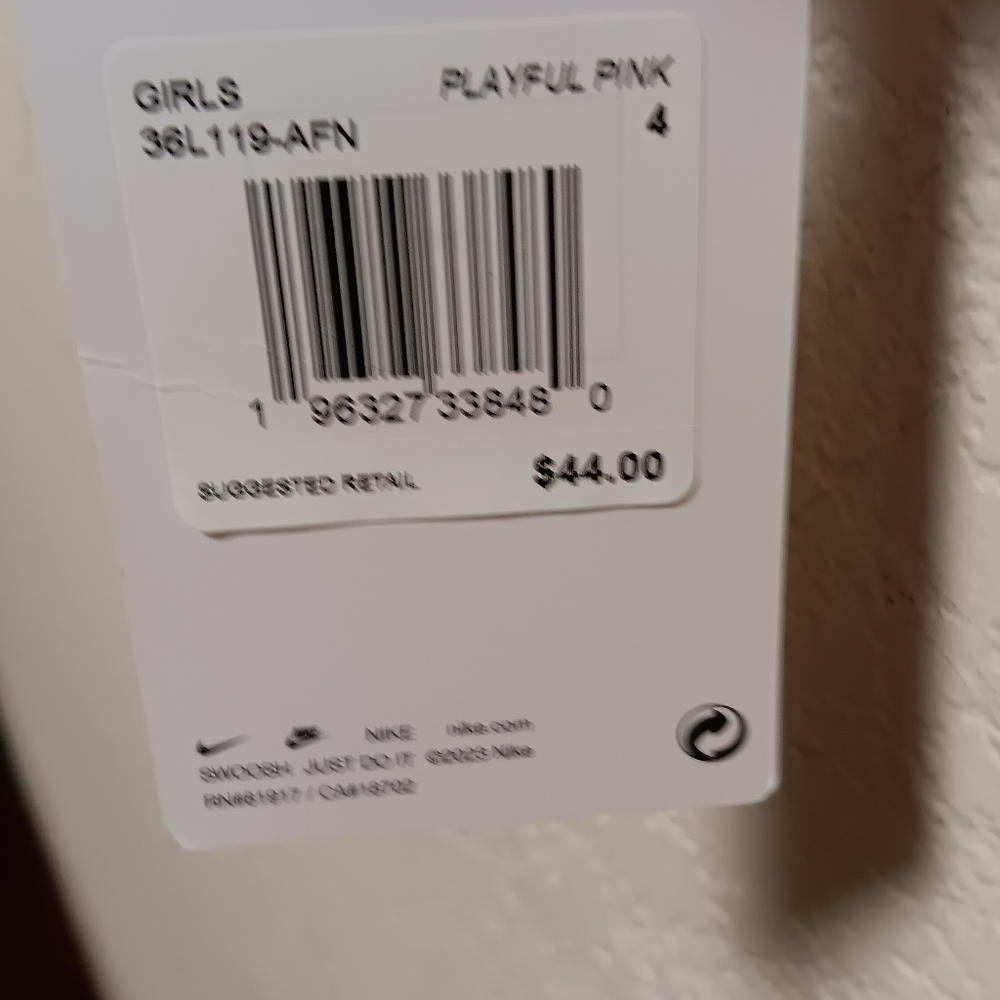 Toddler pink floral nike hoodie - Picture 3 of 3
